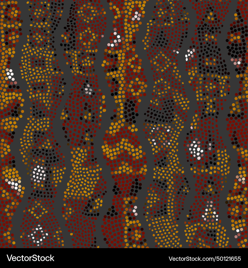 Grunge random polka dot seamless pattern Grunge random polka dot seamless pattern vector image