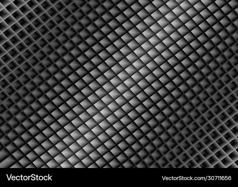 Abstract black background with three-dimensional vector image