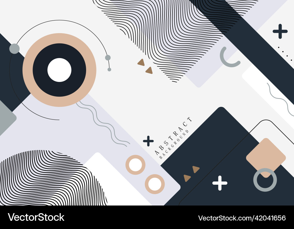 Abstract minimal geometric pattern design Abstract minimal geometric pattern design vector image