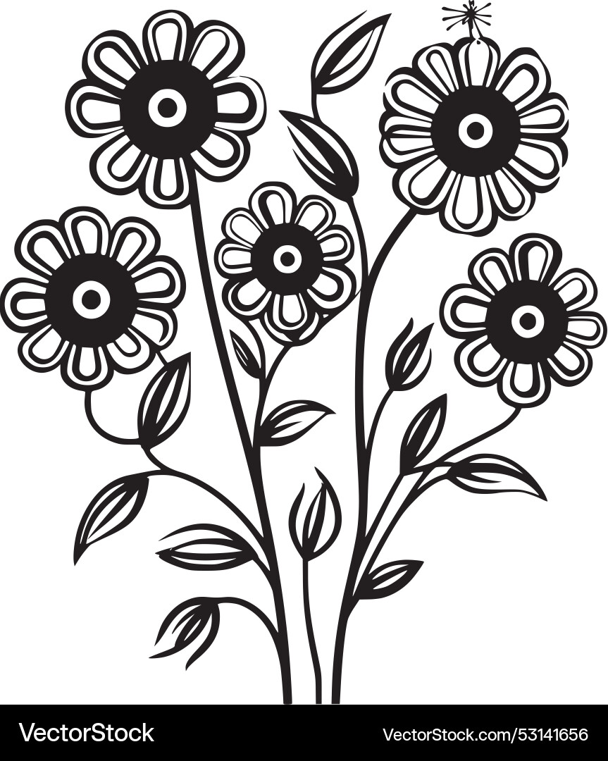 Flower Royalty Free Vector Image - VectorStock
