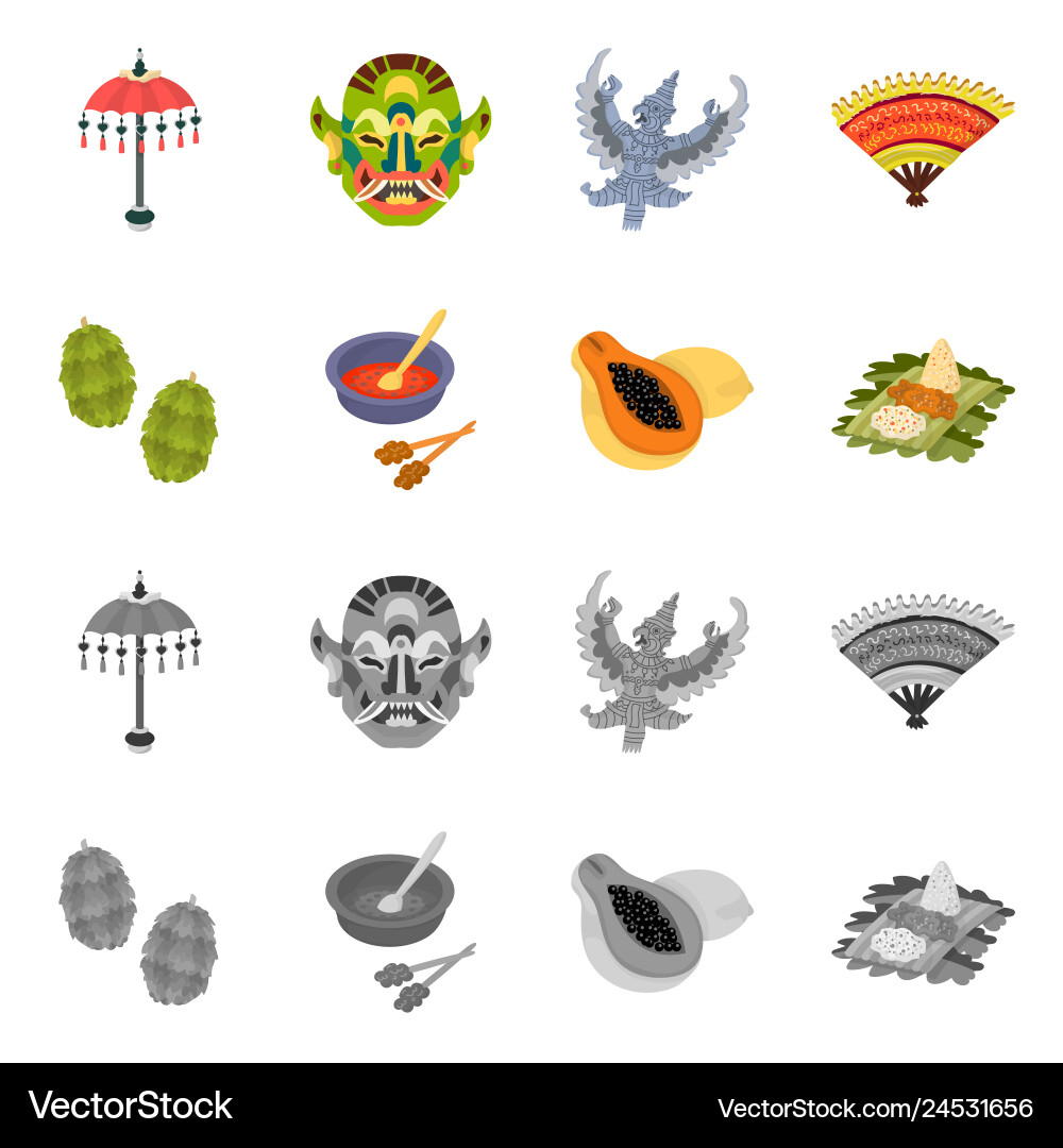 Isolated object of and travel icon set Isolated object of and travel icon set vector image
