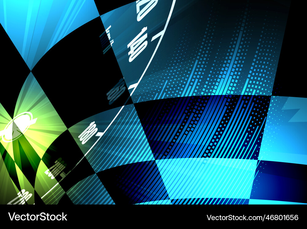 Racing square background abstraction in Racing square background abstraction in vector image