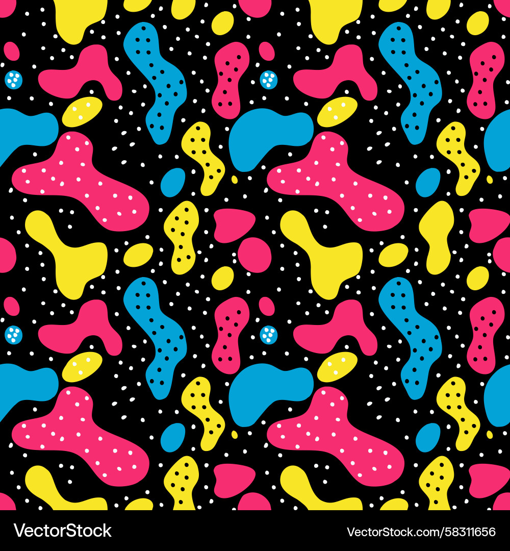 Retro Colorful Abstract Pattern Vector Image