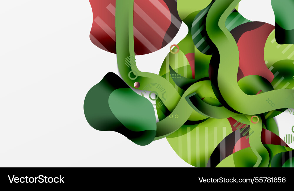 Vibrant abstract background overlapping shapes Vibrant abstract background overlapping shapes Vector Image