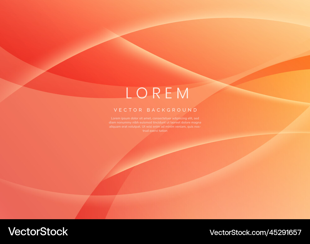 Abstract orange gradient background with dynamic Abstract orange gradient background with dynamic vector image