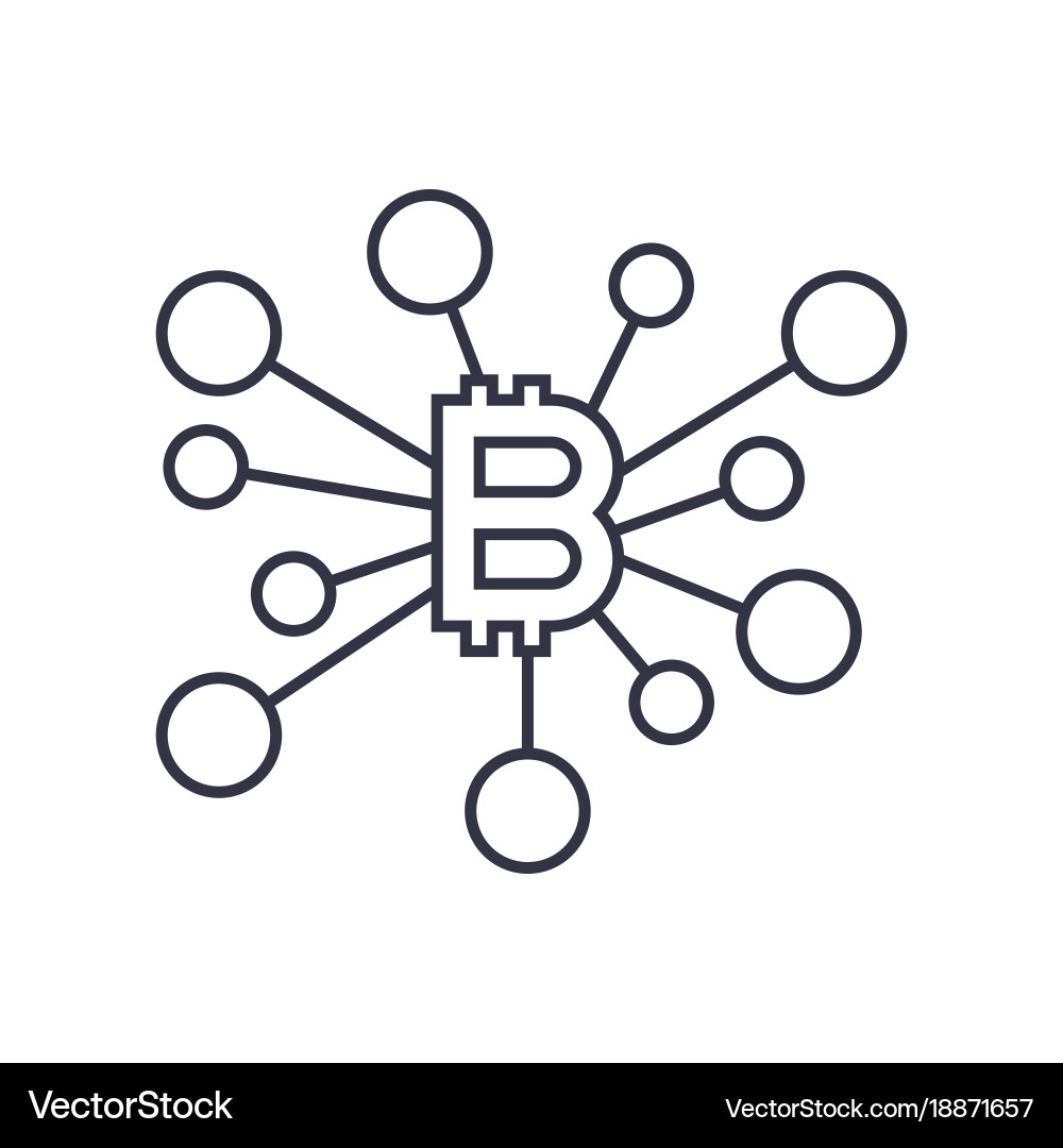 Bitcoin sign icon for internet money crypto – Royalty-Free Vector |  VectorStock