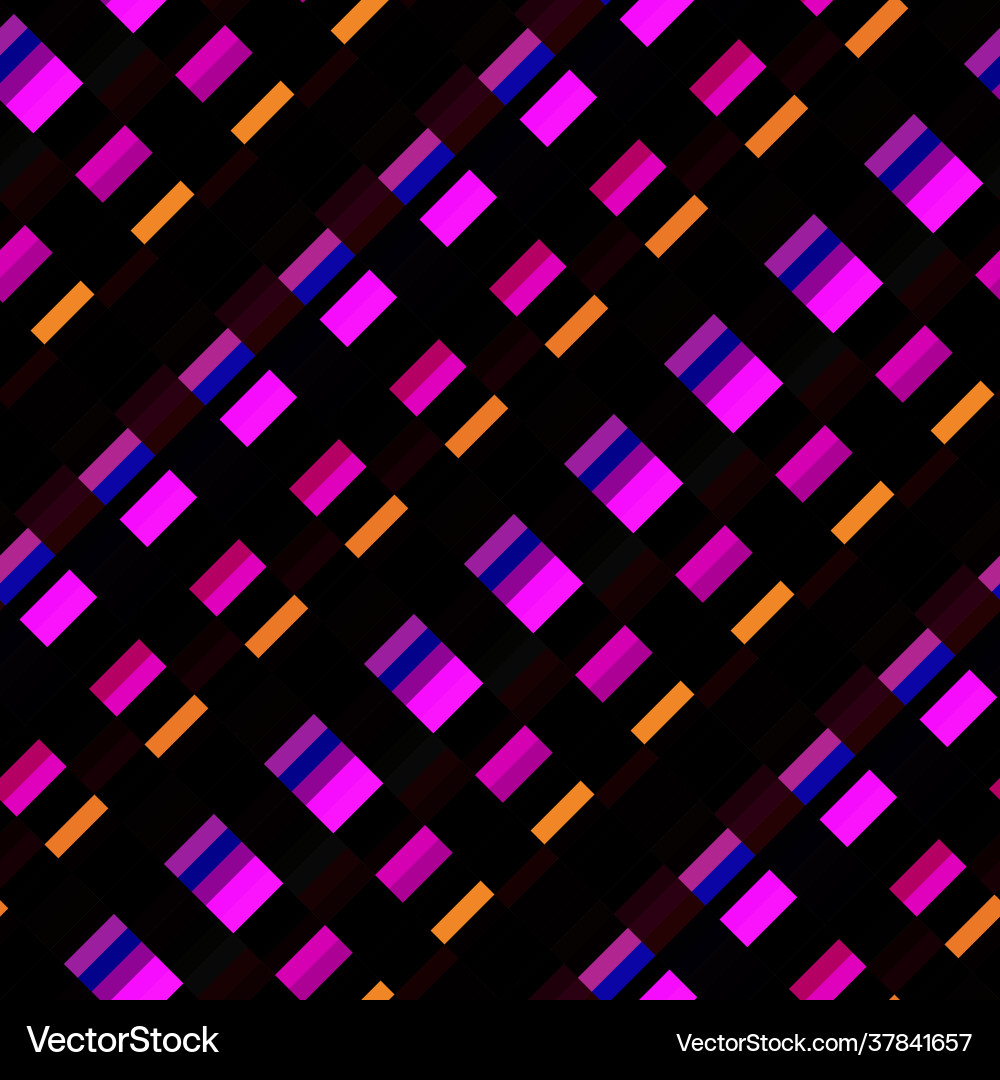 Bright seamless abstract pattern in retro style Vector Image