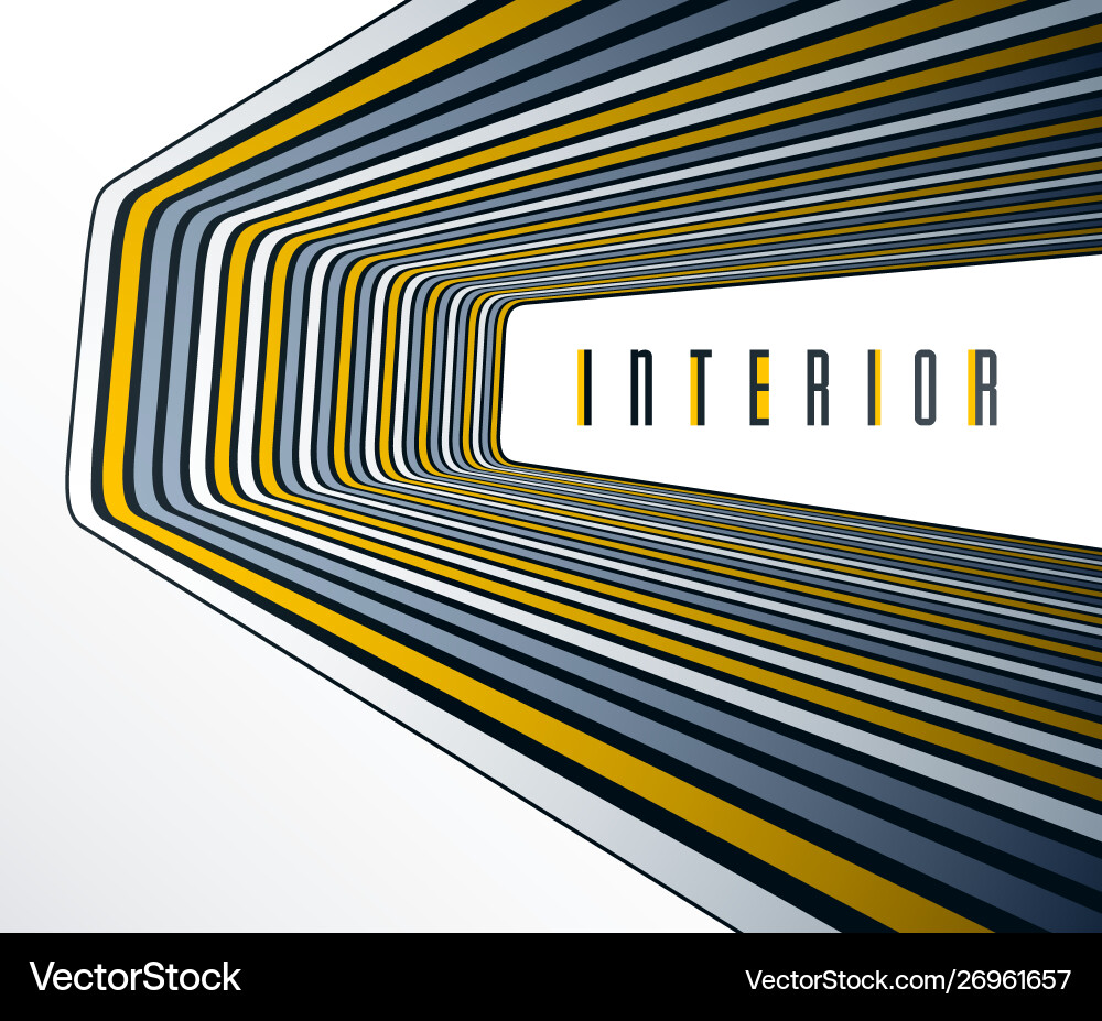 Dynamic Perspective Lines vector image