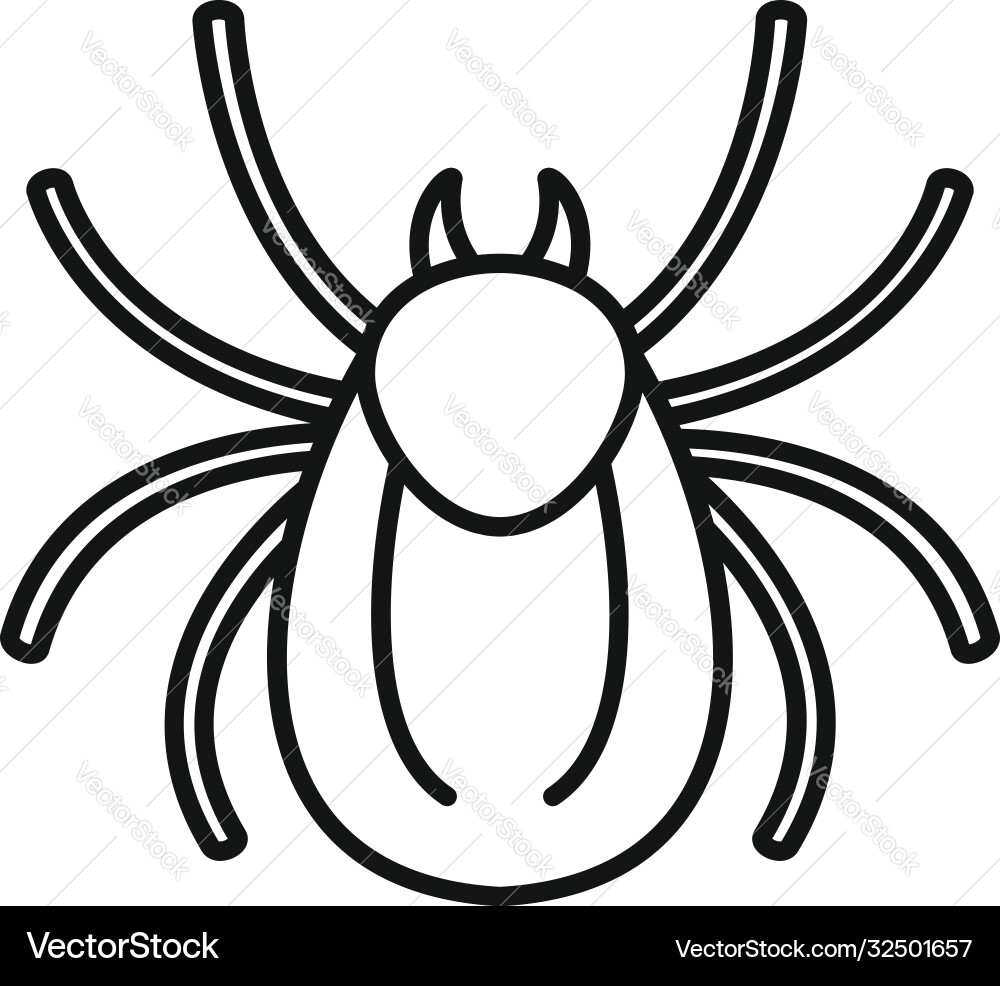 Forest bug icon outline style Forest bug icon outline style vector image
