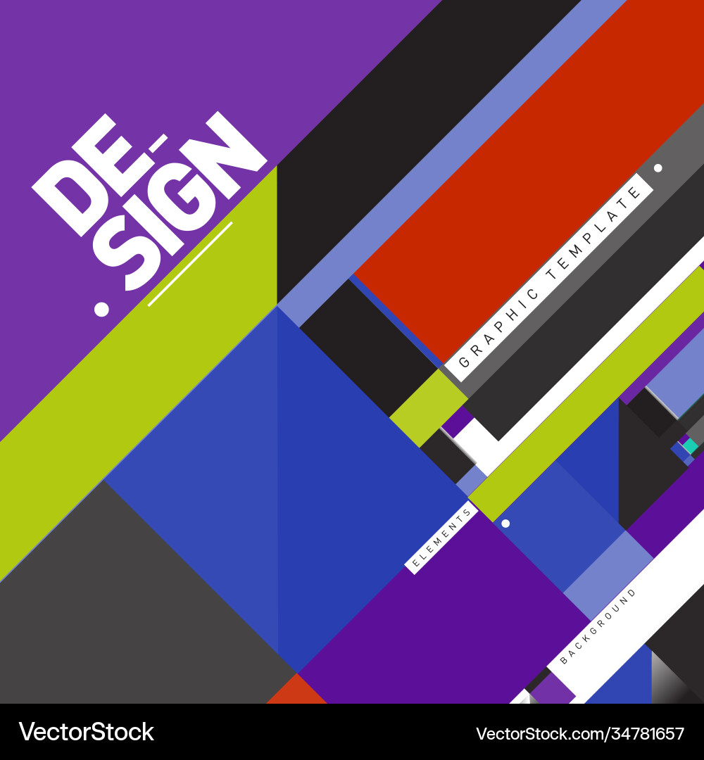 Modern colorful background material design Modern colorful background material design vector image