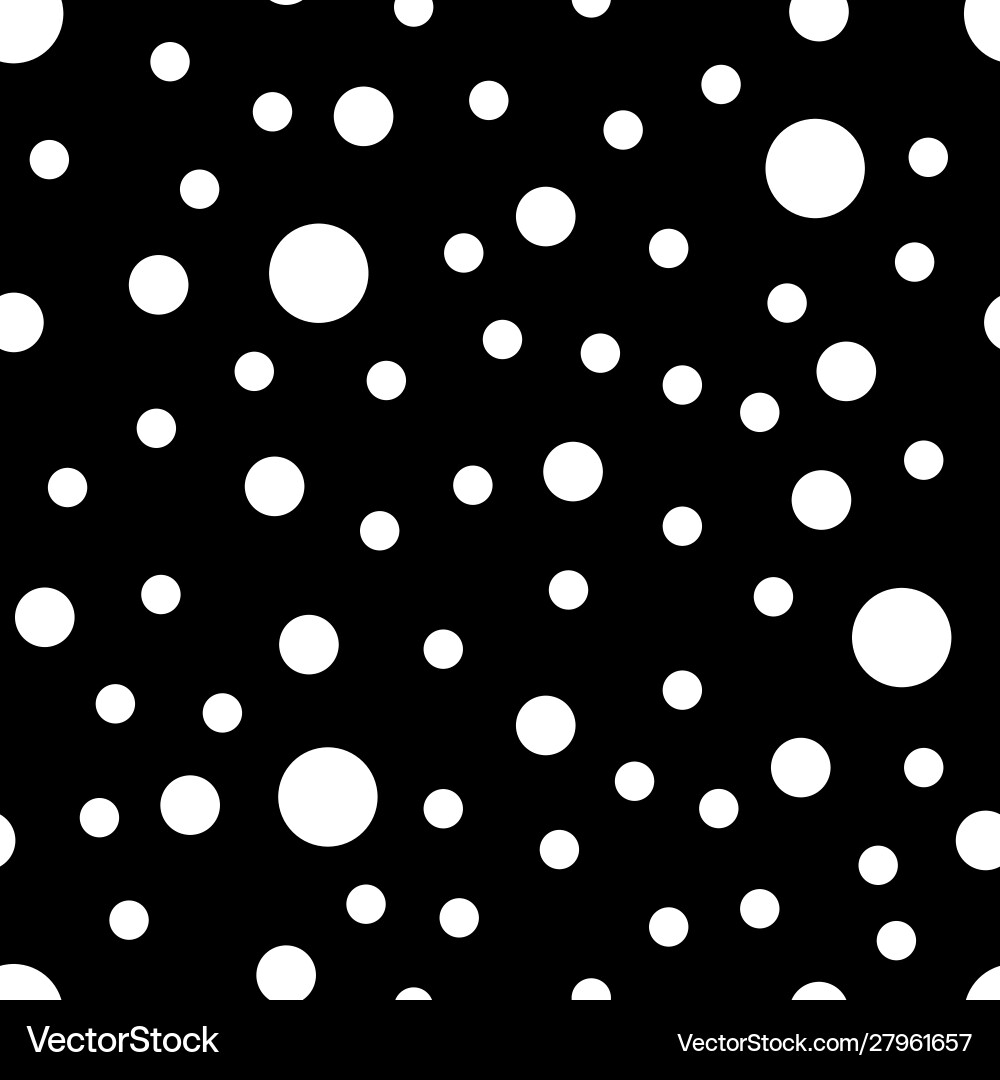 Set seamless with openwork circles in black Vector Image