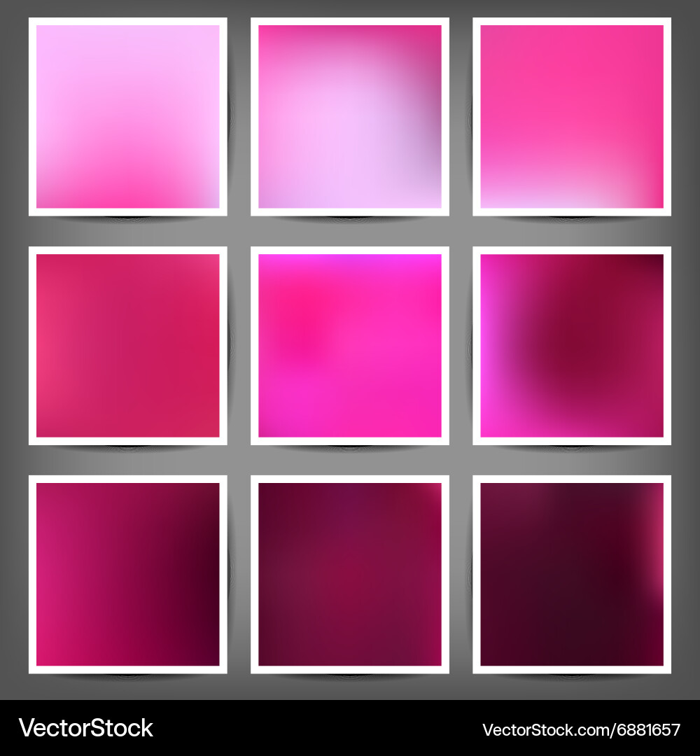 Smooth colorful backgrounds collection with aged vector image