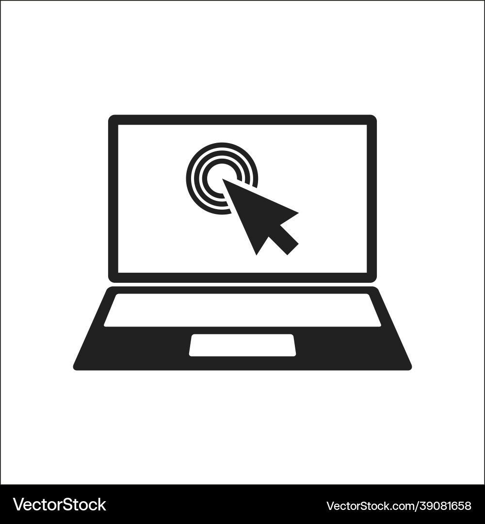 Computer mouse click cursor arrow icons Computer mouse click cursor arrow icons vector image