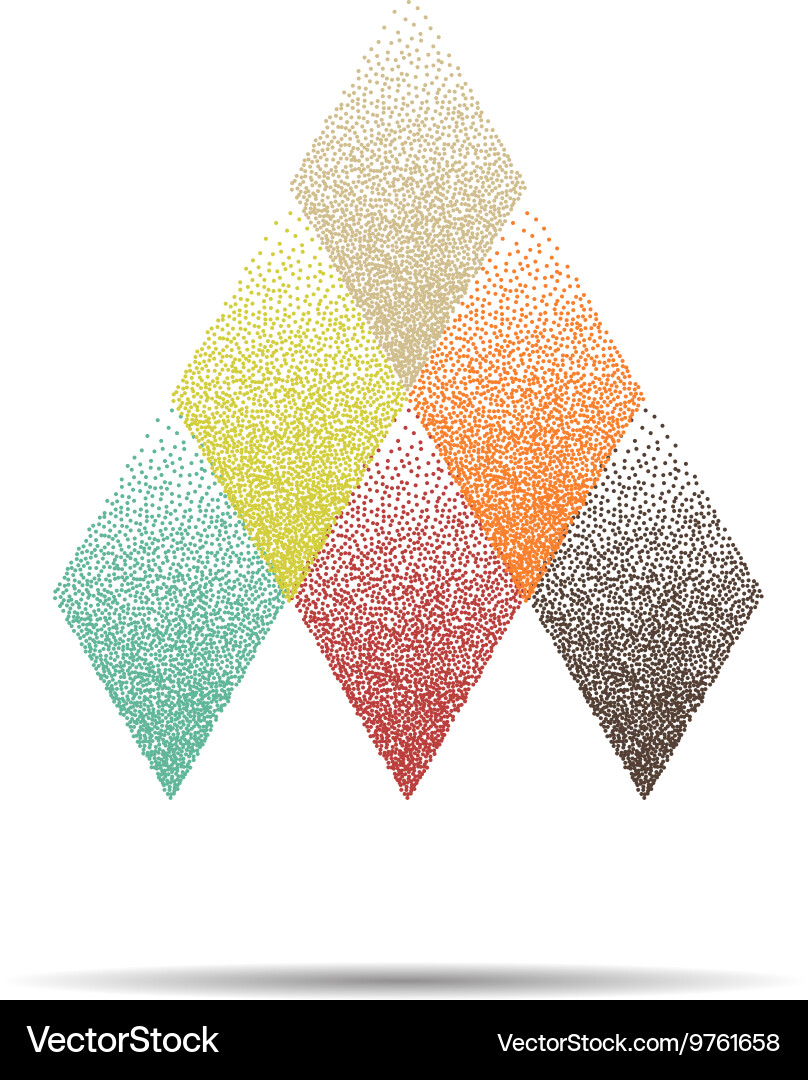 Dots pattern modern stylish texture vector image