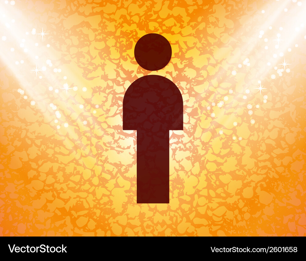 Man restroom flat modern web button and space Vector Image