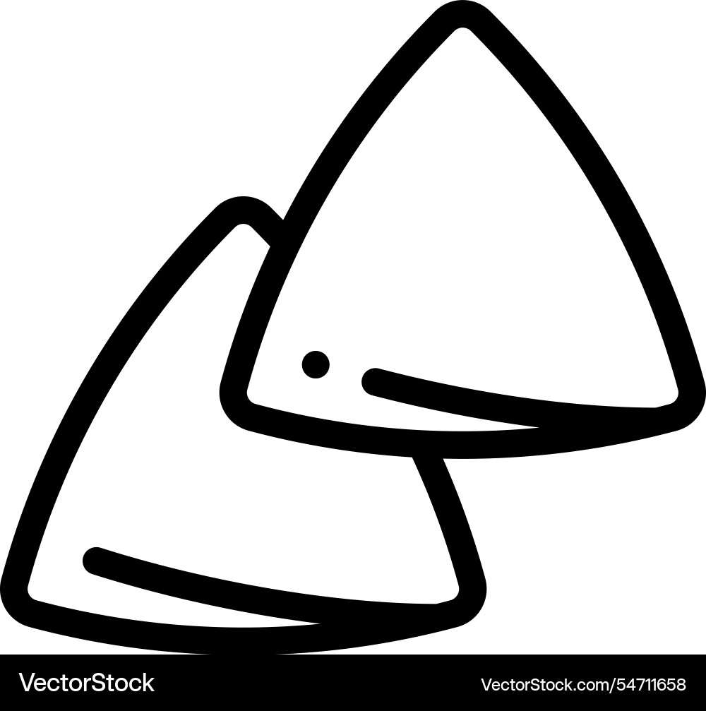 Mandolin icon thin linear style design isolated Mandolin icon thin linear style design isolated vector image
