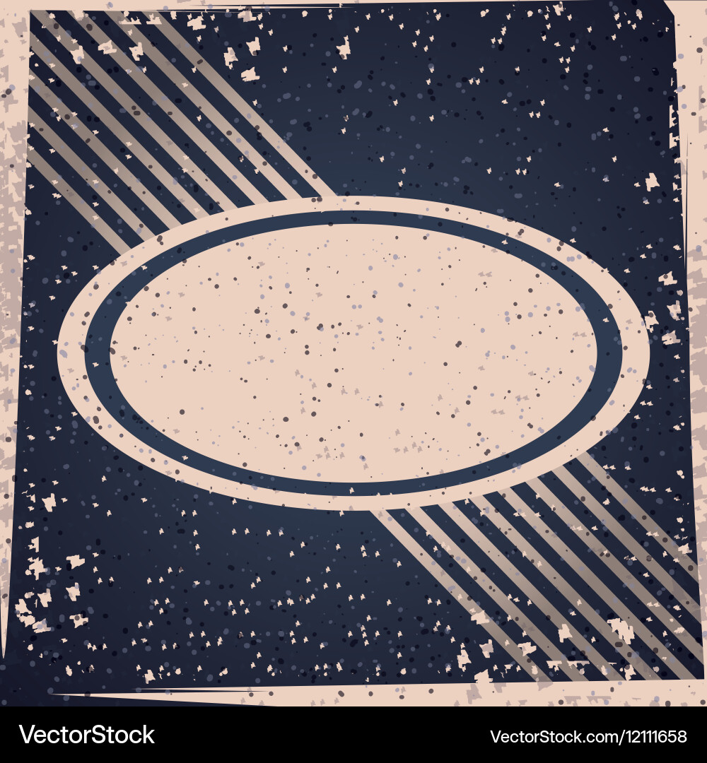 Retro background with label design vector image
