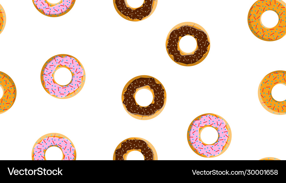 Seamless pattern texture from different Vector Image