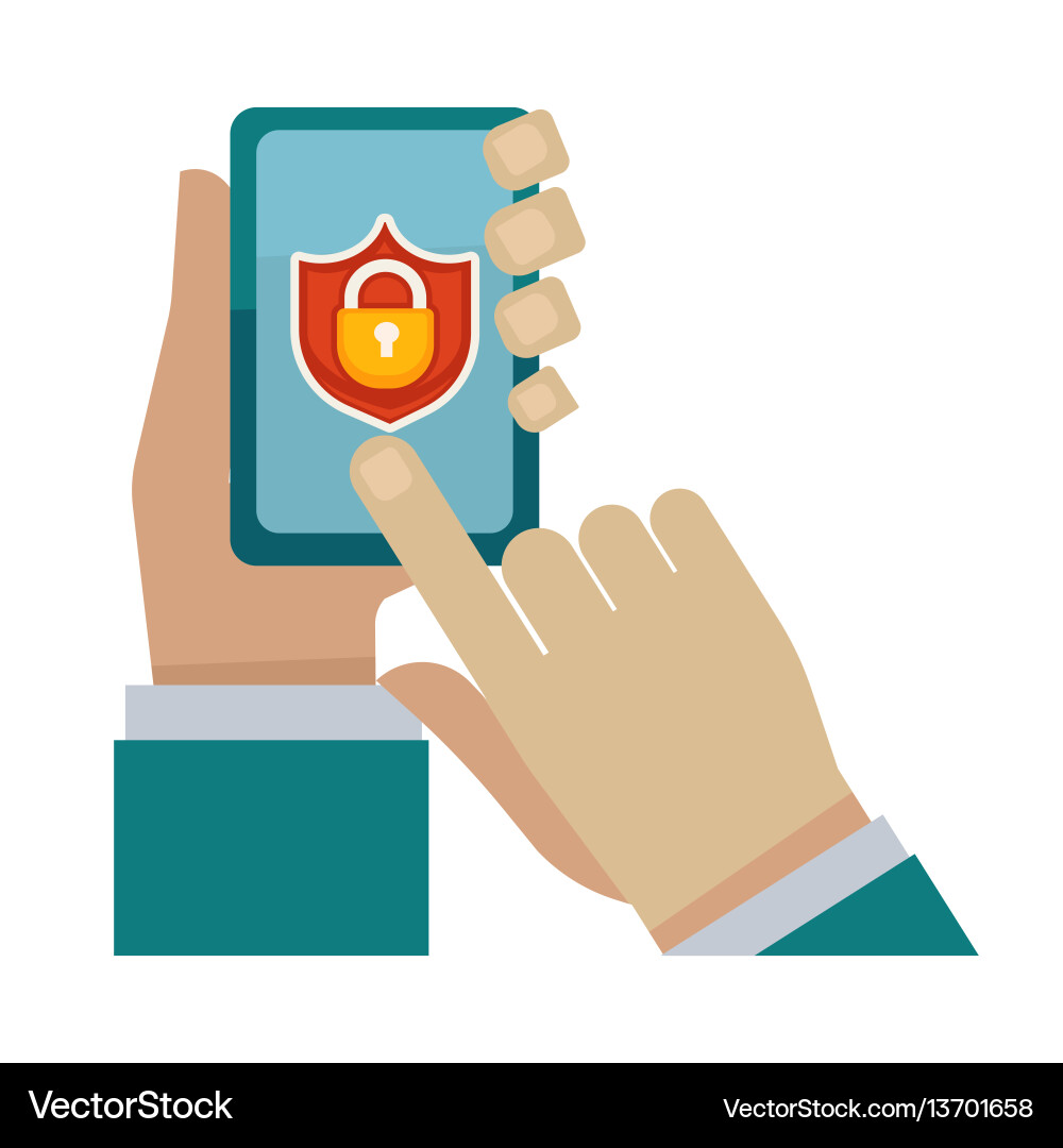 Security program for modern devices Security program for modern devices vector image