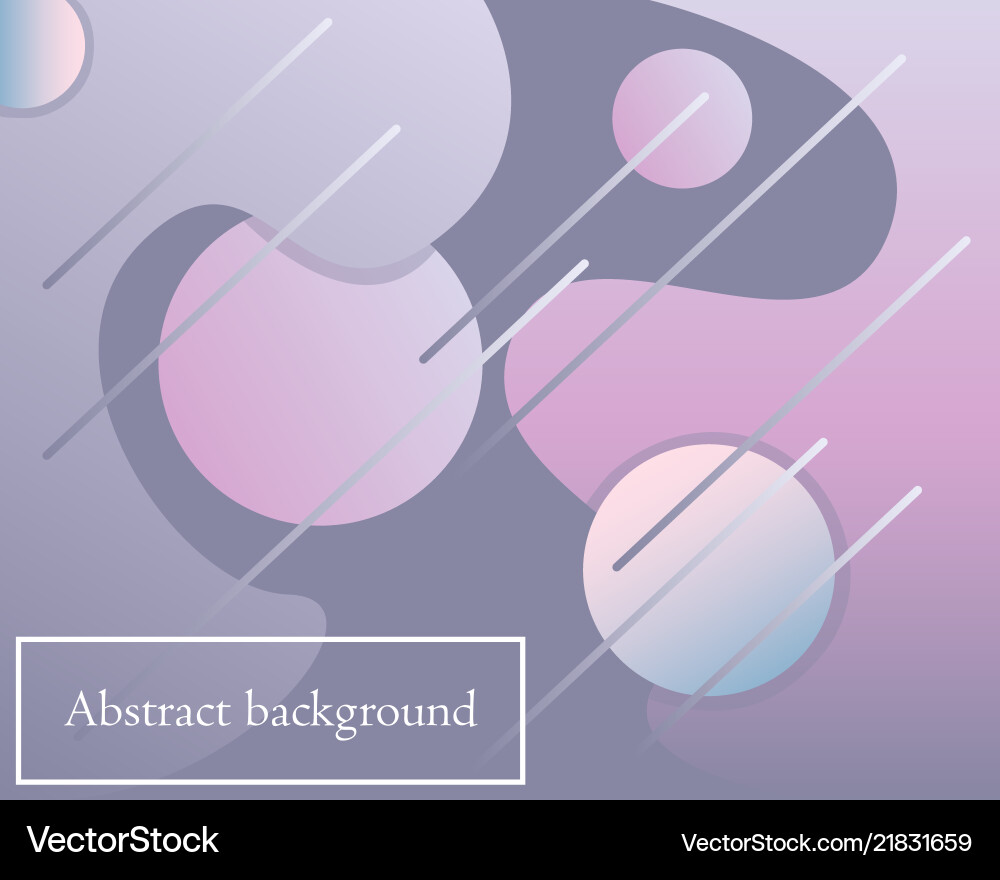 Background with gradient modern shapes Vector Image