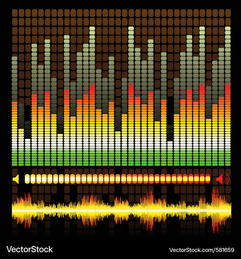 Equalizer pattern Vector Image