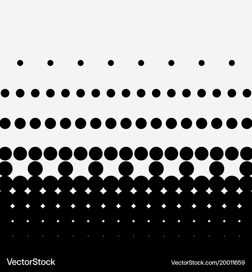 Halftone dots on white background Vector Image