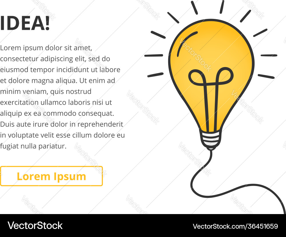 Idea Konzept Vektorbild