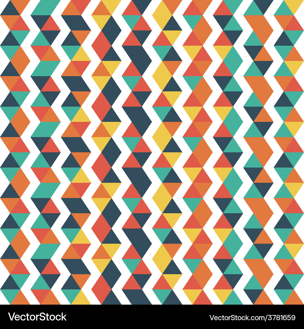 Triangular Geometric Pattern vector image