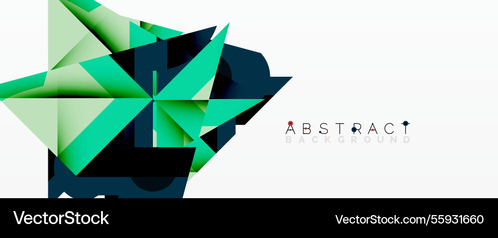 Abstract geometric composition with interlocking Abstract geometric composition with interlocking vector image
