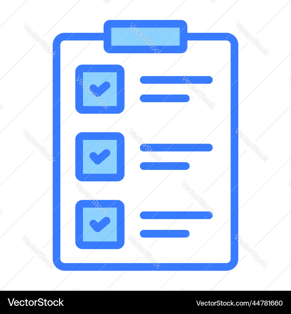Clipboard icon user interface as a simple sign vector image