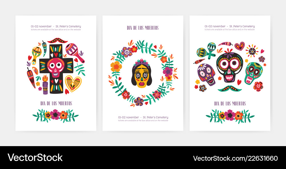 Day of the Dead Celebration Vector Image