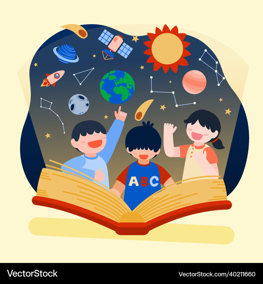 Große isolierte Cartoon Charakter der niedlichen Kinder Große isolierte Cartoon Charakter der niedlichen Kinder vektorbild