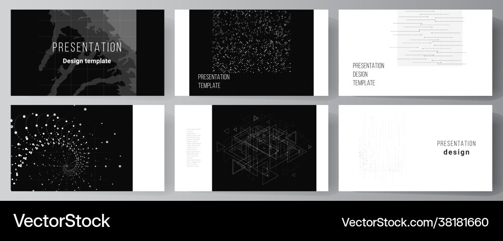 Layout presentation slides design Vector Image