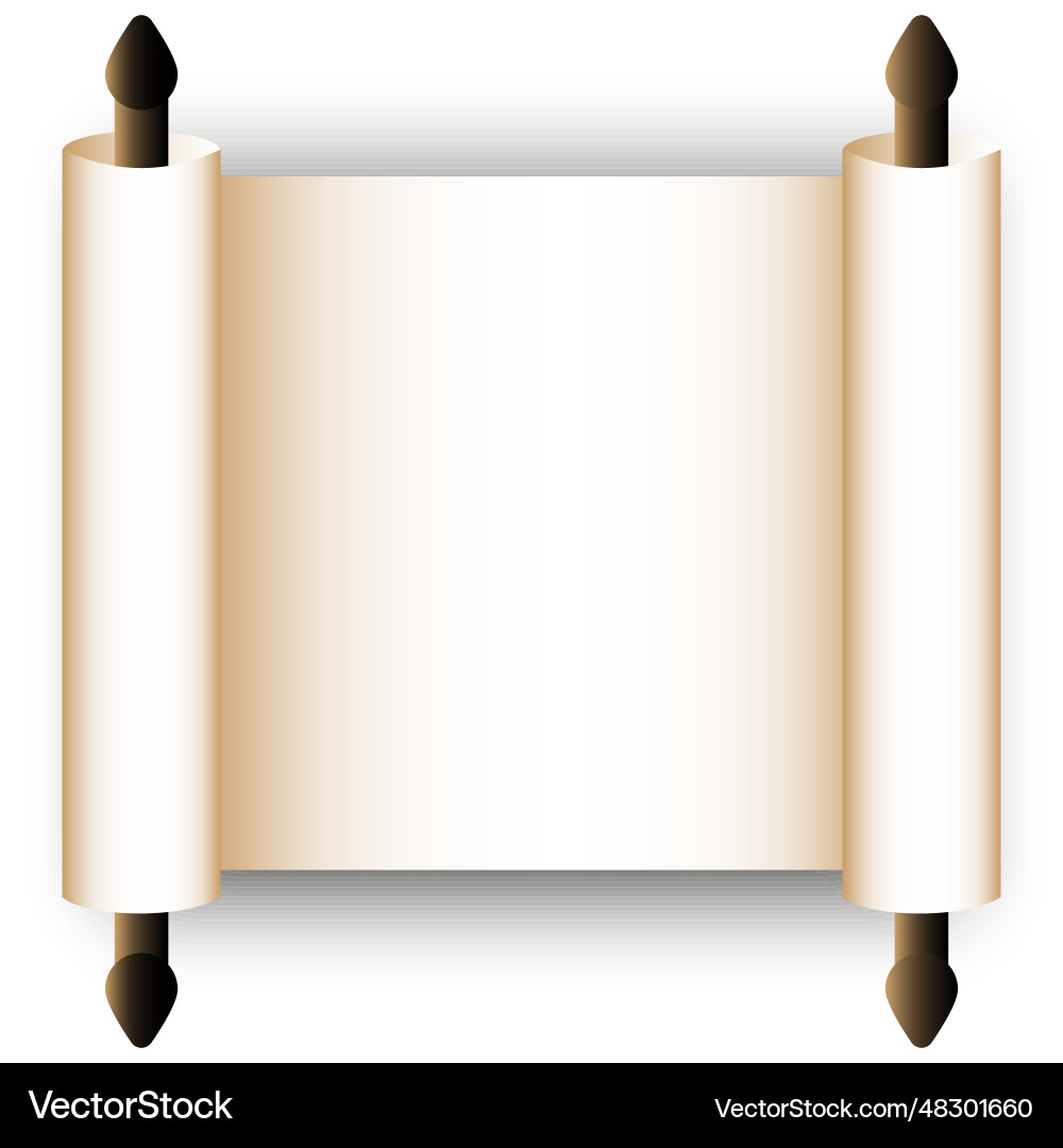 Old scroll with place for text Old scroll with place for text vector image