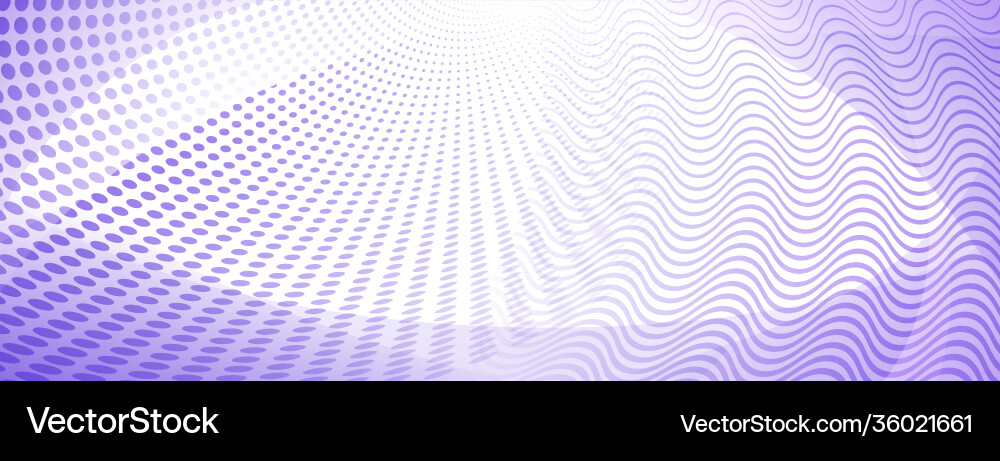 Abstract background curves and halftone dots vector image
