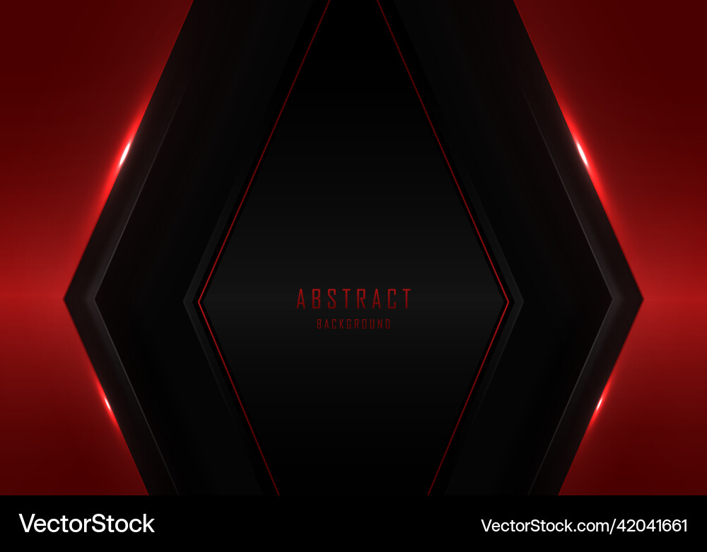 Abstract gradient red on black template Abstract gradient red on black template vector image