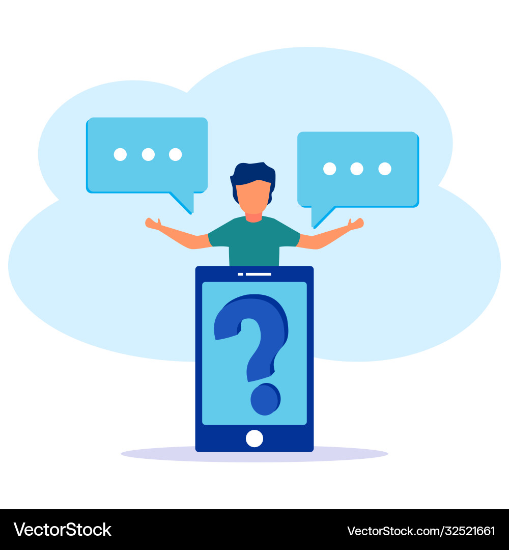 Concept frequently asked questions Concept frequently asked questions vector image