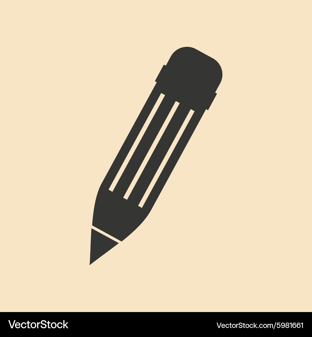 Flat with shadow icon and mobile application Vector Image