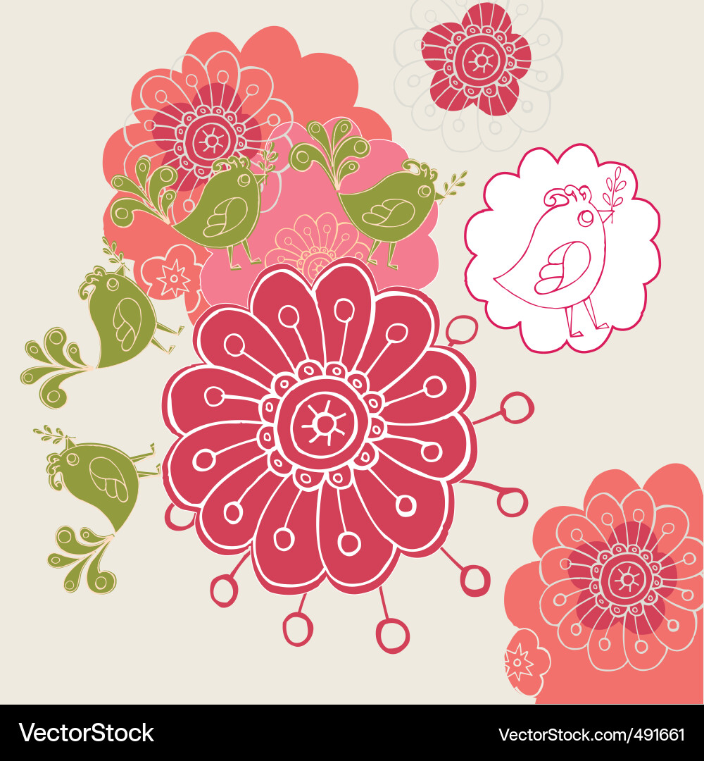 Flower design4 Vector Image