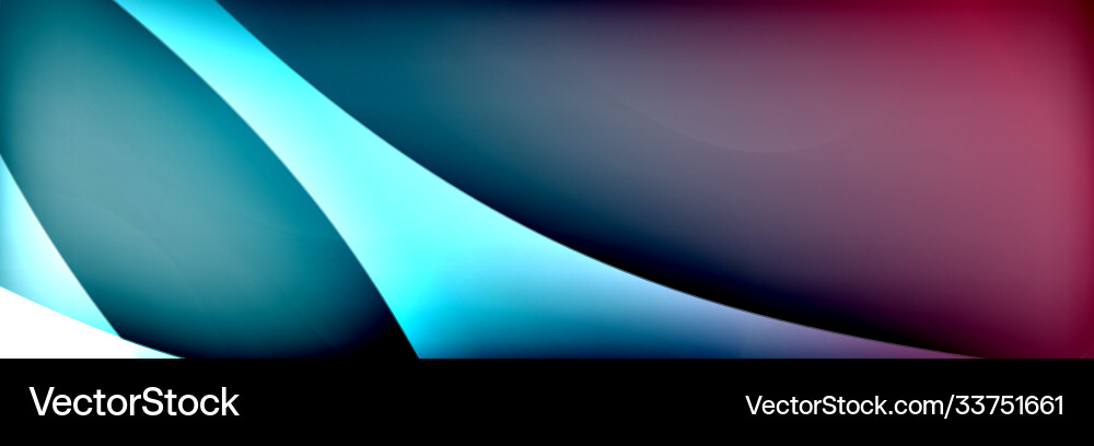 Fluid gradient neon color waves abstract Fluid gradient neon color waves abstract vector image