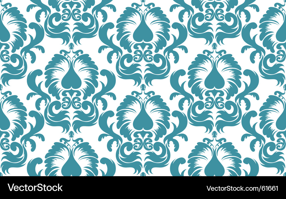 Intricate Damask Pattern vector image