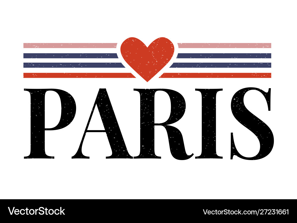 Paris-Typografie-Slogo für moderne Mode Paris-Typografie-Slogo für moderne Mode vektorbild