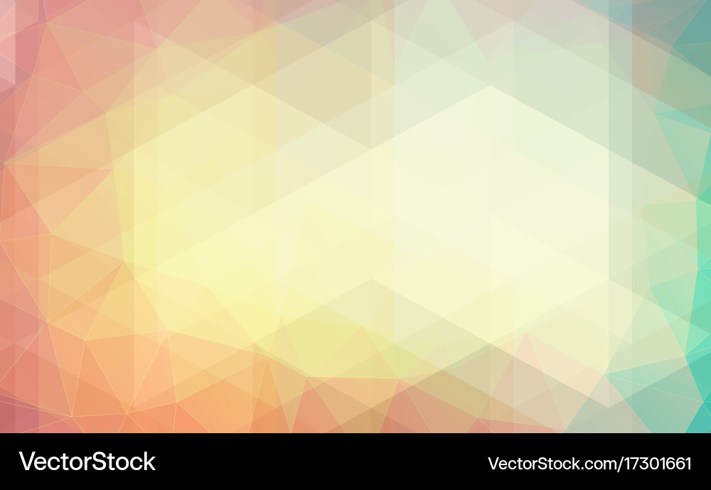 Pastel Triangle Background vector image