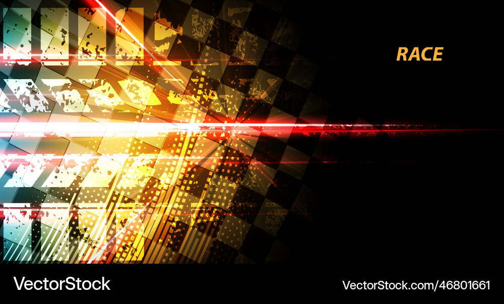 Racing square background abstraction in Racing square background abstraction in Vector Image
