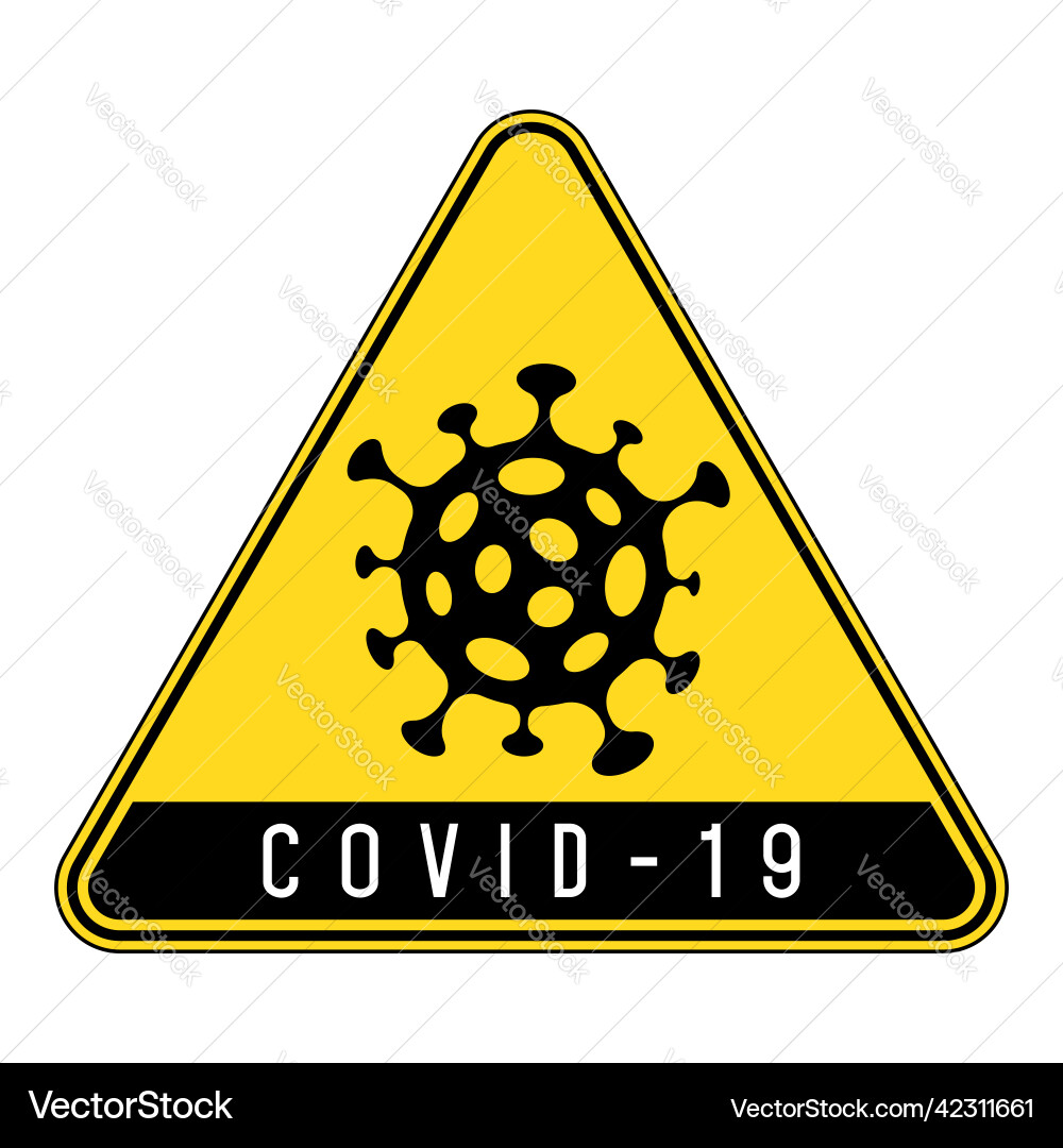 Stop coronavirus sign Stop coronavirus sign vector image