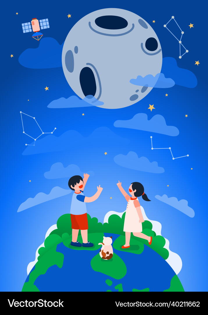 Große isolierte Cartoon Charakter der niedlichen Kinder Große isolierte Cartoon Charakter der niedlichen Kinder vektorbild