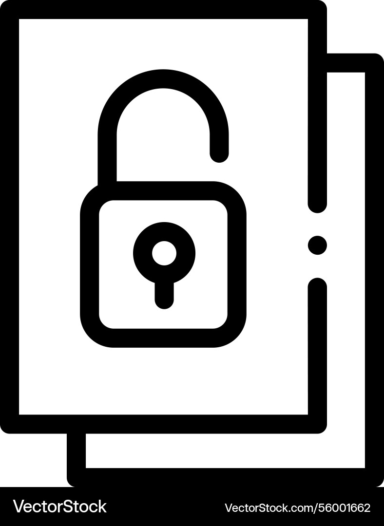 Open email icon thin linear style design isolated Open email icon thin linear style design isolated vector image