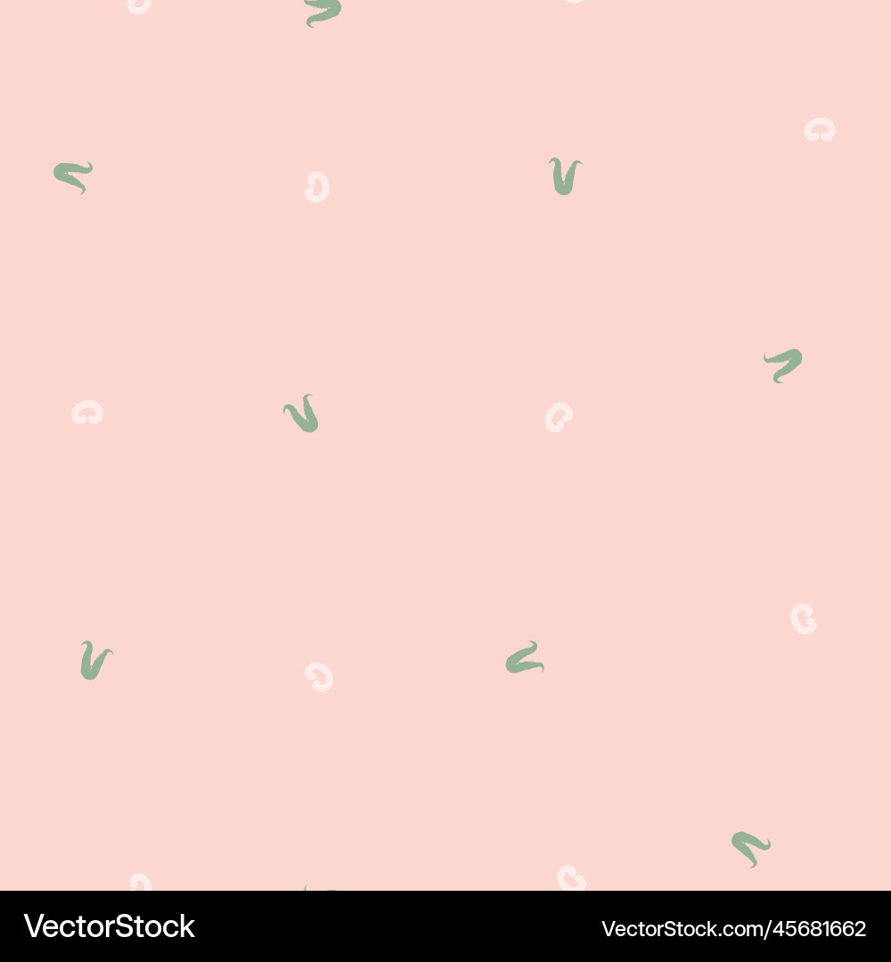Simple seamless pattern with curls vector image