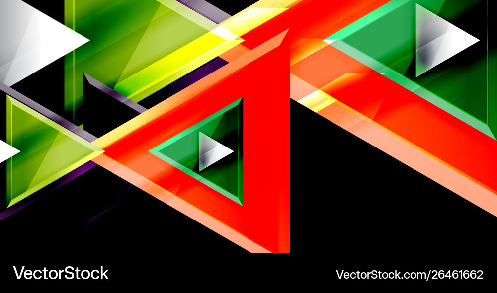 Triangle abstract background Vector Image