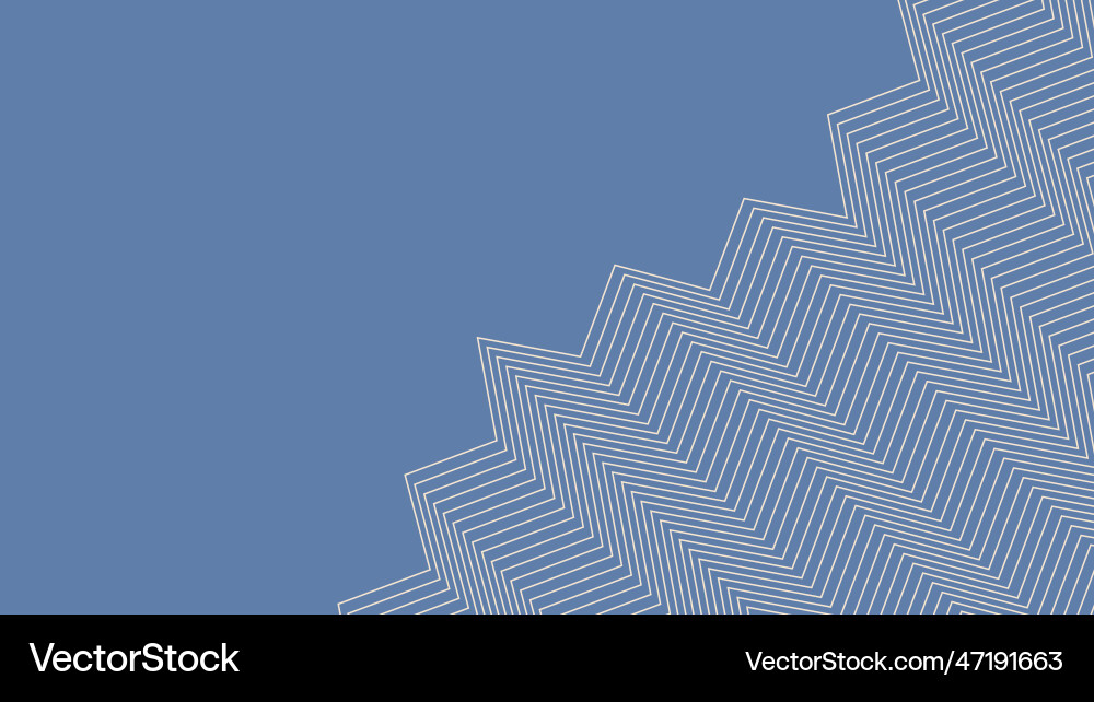 Abstract diagonal zig zag pattern on blue Abstract diagonal zig zag pattern on blue Vector Image